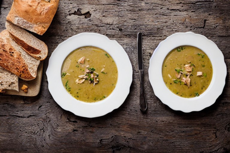 Böhmische Knoblauchsuppe
