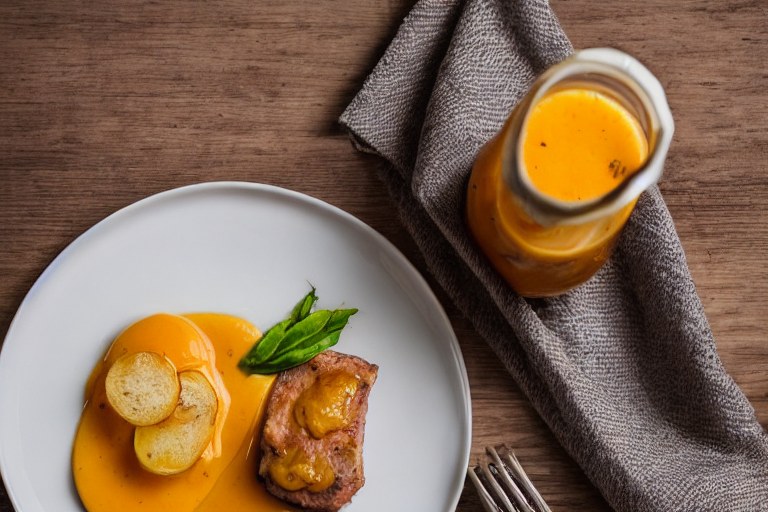 Entenbrust mit Orangensauce