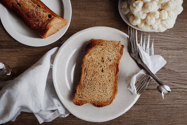 Garnelen in Toastschälchen