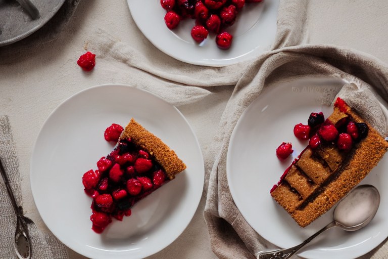 Joghurttorte mit Himbeeren