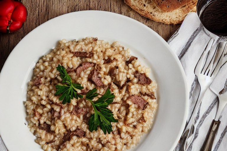 Kürbis-Risotto