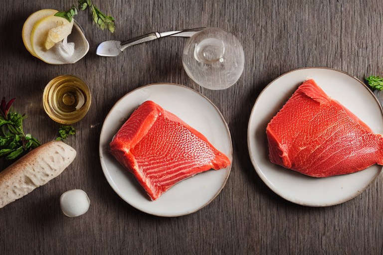 Lachs in Vanille