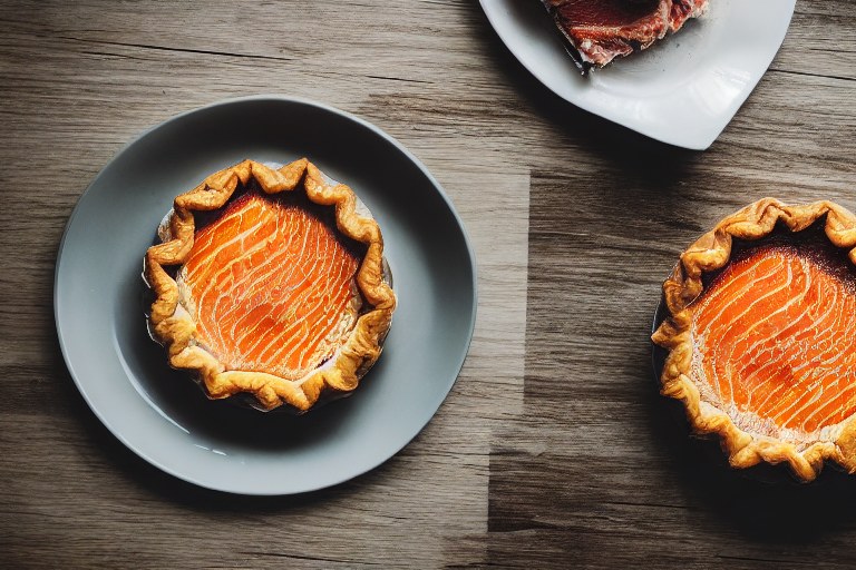 Lachs-Pie