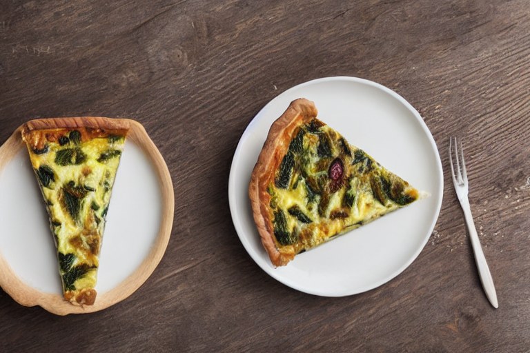 Quiche mit Lauch und Schinken