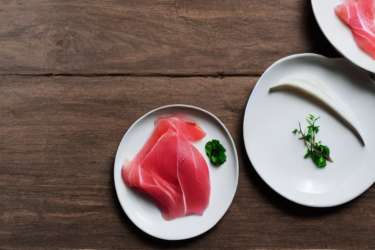 Sashimi vom Thunfisch
