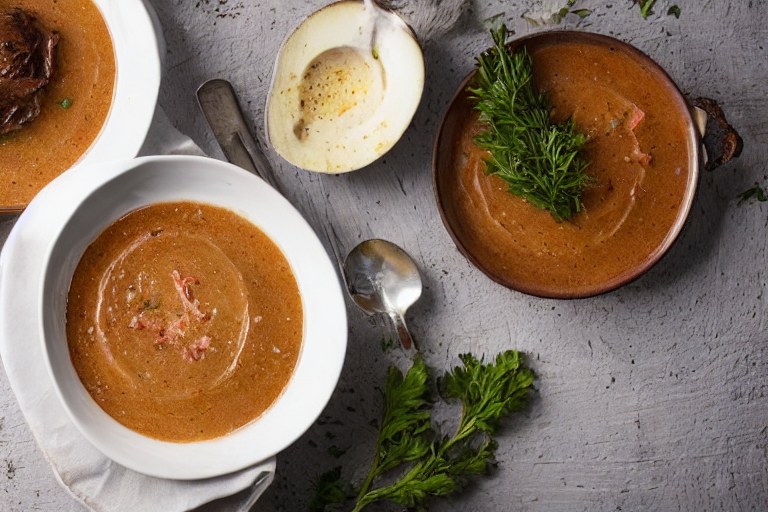 Sauerscharfsuppe
