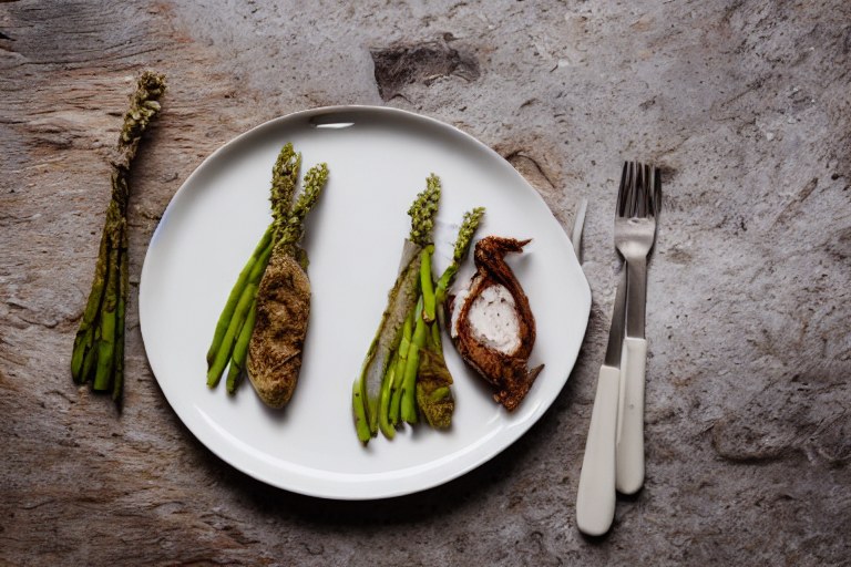 Spargel-Kartoffel-Gemüse mit Lamm