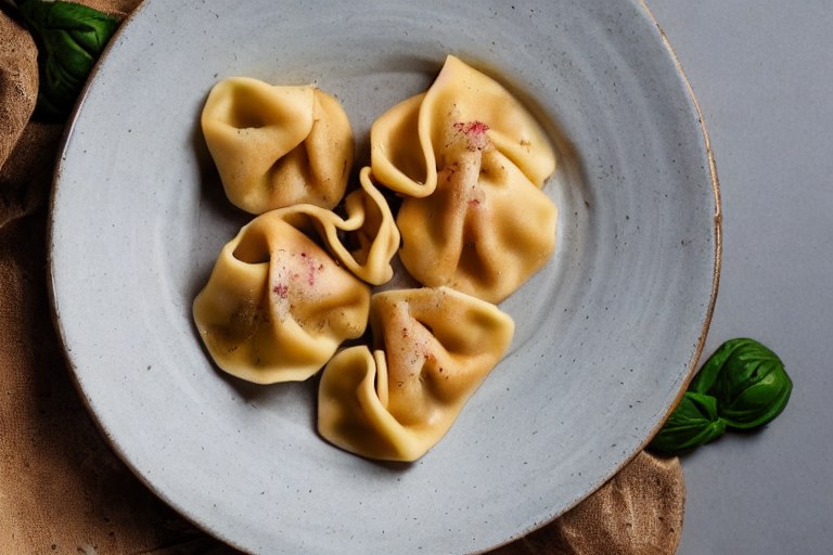 Tortelloni mit Schinken-Sahne-Soße