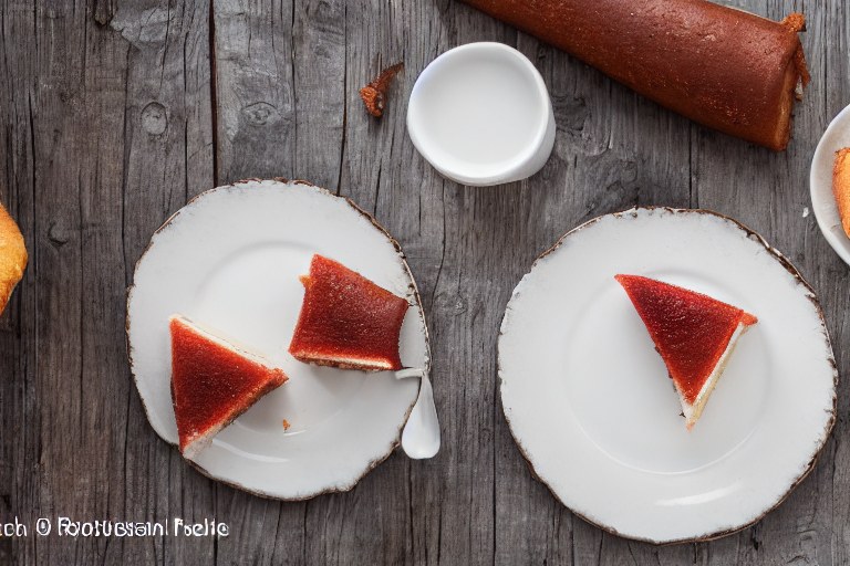 Versunkener Kirschkuchen