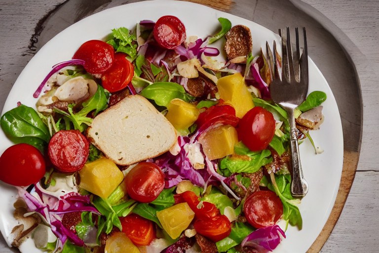 Wurst-Käse Salat nach Emmentaler Art